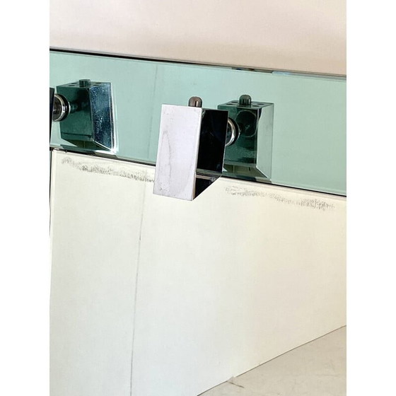 Image 1 of Specchio da parete vintage verde acqua, 1970