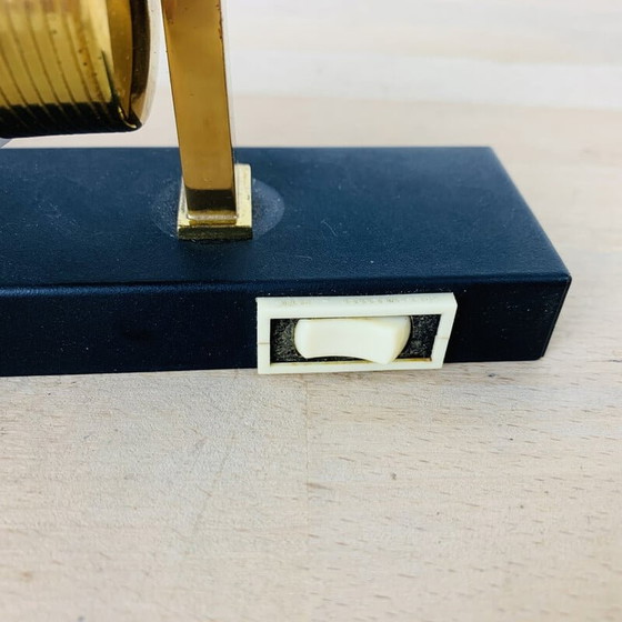 Image 1 of Coppia di lampade da parete vintage in metallo e opalino bianco, anni '50