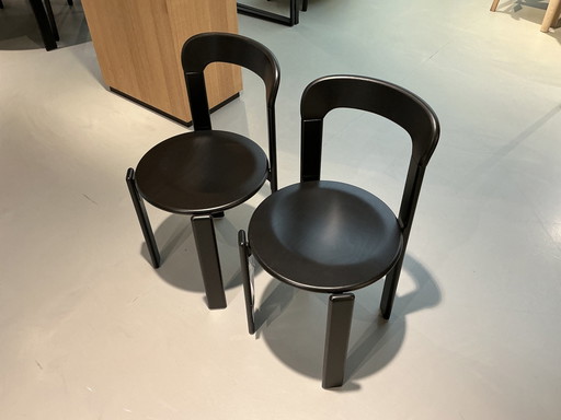 2x Hay Rey Chairs Black Showroom Model