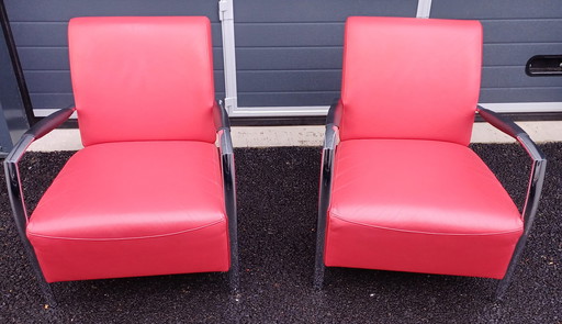 2x Kler armchairs