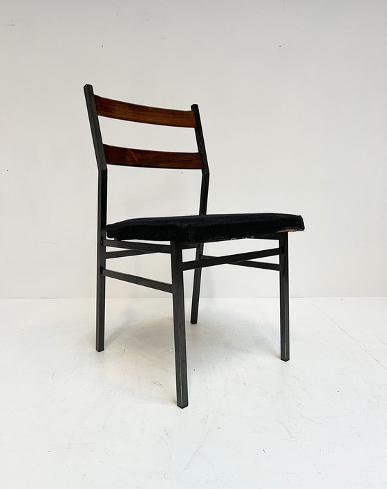 Image 1 of Pallisander Wood Dining Chair From Brabantia, 1960'S