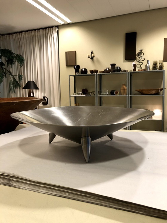 Image 1 of Large Stainless Steel Bowl In Alessi Style