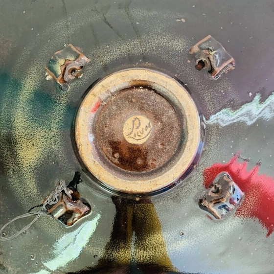 Image 1 of Ciotola quadrata rossa vintage di Matthieu Lievois