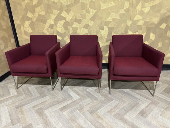 Image 1 of 3x Bert Plantagie Pallas designer armchair