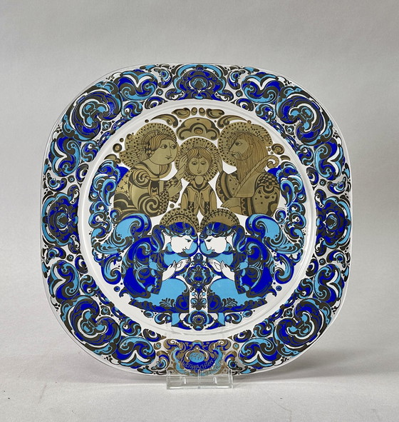 Image 1 of Björn Wiinblad - Rosenthal - Assiette de Noël n° 1 - 1979