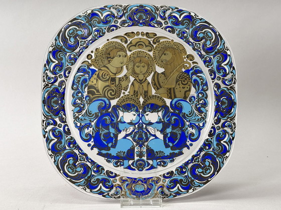 Image 1 of Björn Wiinblad - Rosenthal - Assiette de Noël n° 1 - 1979