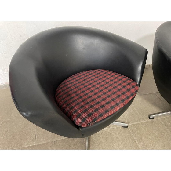 Image 1 of Pair of vintage swivel armchairs by UP Závody, Czechoslovakia 1970s