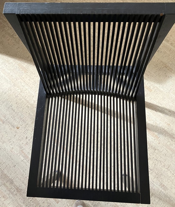 Image 1 of 4x Ruud-Jan Kokke Chairs Black