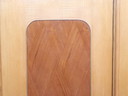 Vintage closet 3 door 1960s slanted legs