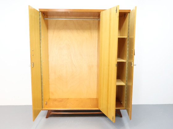 Image 1 of Vintage closet 3 door 1960s slanted legs