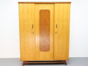 Vintage closet 3 door 1960s slanted legs