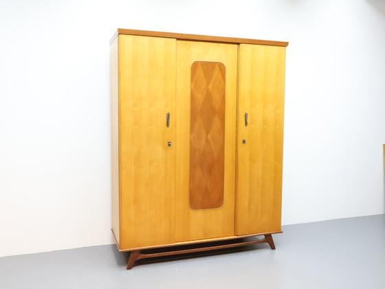 Image 1 of Vintage closet 3 door 1960s slanted legs