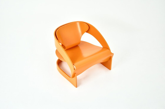 Image 1 of Model 4801 Armchair By Joe Colombo For Kartell, 1960S