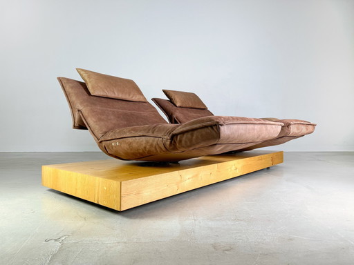 Sofa Couch Koinor two-seater Edit 3 beamed oak suede 240Cm