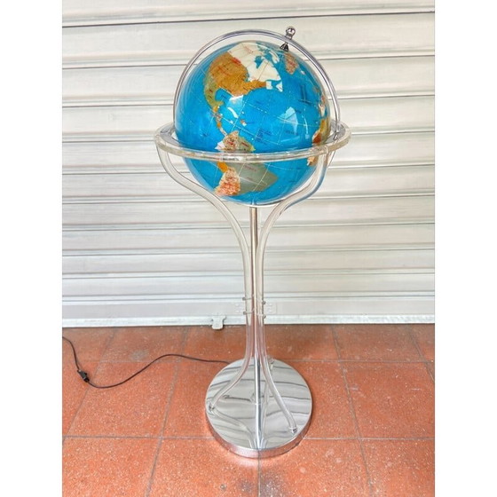 Image 1 of Globo terrestre illuminato d'epoca