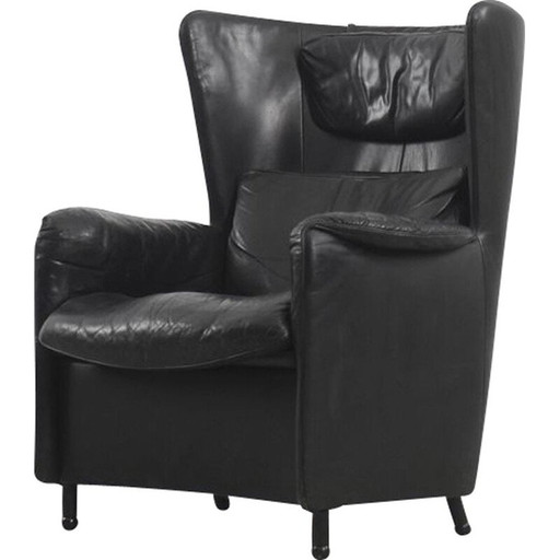 Vintage leather lounge chair DS-23 by Franz Josef Schulte for De Sede 1980