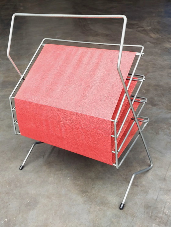 Image 1 of Porte-revues design vintage Voss Allemagne