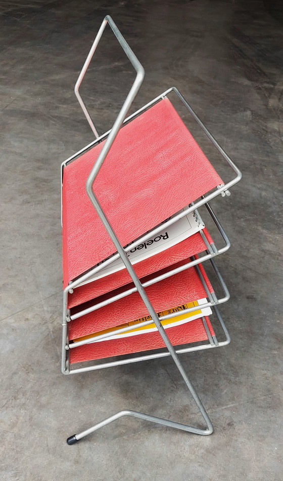 Image 1 of Porte-revues design vintage Voss Allemagne