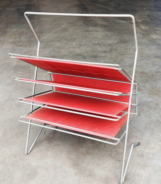 Image 1 of Porte-revues design vintage Voss Allemagne