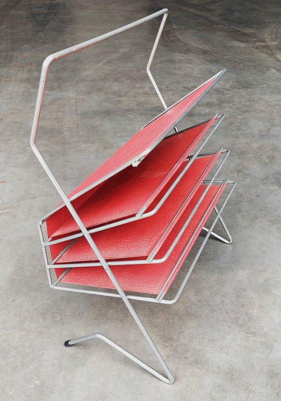 Image 1 of Porte-revues design vintage Voss Allemagne