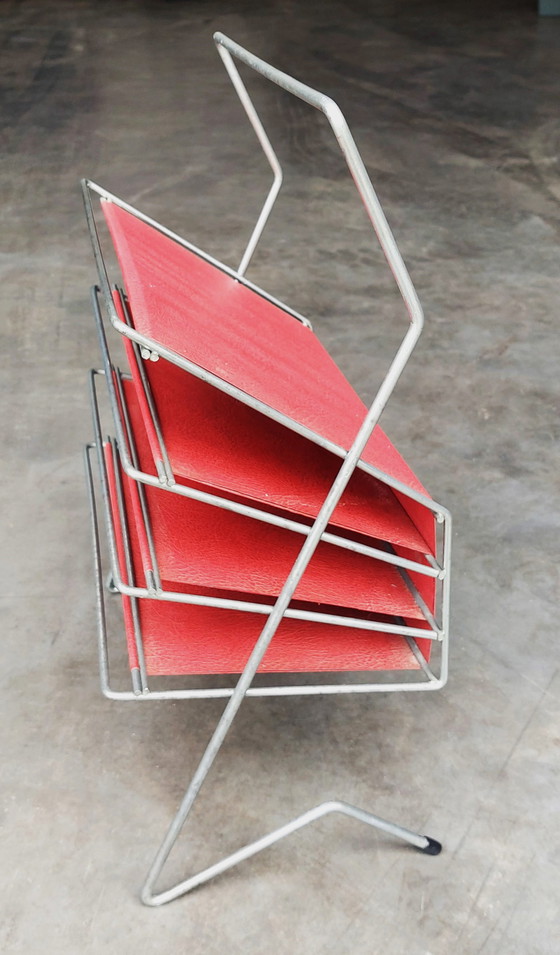 Image 1 of Porte-revues design vintage Voss Allemagne