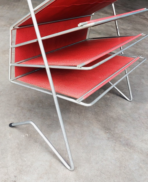 Porte-revues design vintage Voss Allemagne