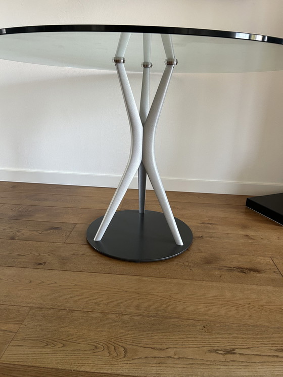 Image 1 of Rolf Benz 120 Cm Round Glass Dining Table