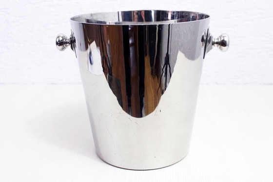 Image 1 of Stainless steel champagne bucket Bouillet Boudelle Lyon 