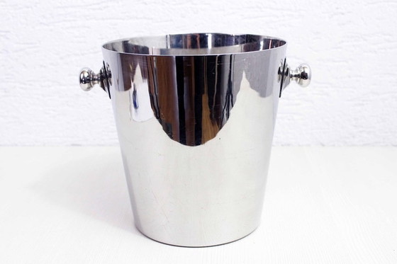 Image 1 of Stainless steel champagne bucket Bouillet Boudelle Lyon 