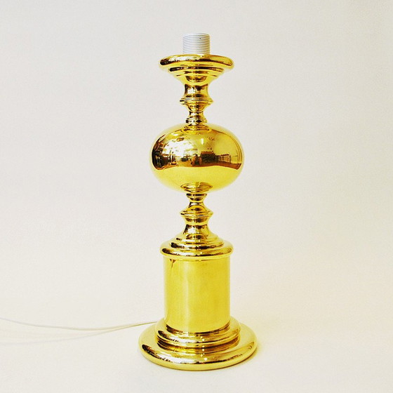 Image 1 of Lampada da tavolo in ottone di metà secolo di Enco, Svezia, anni '60