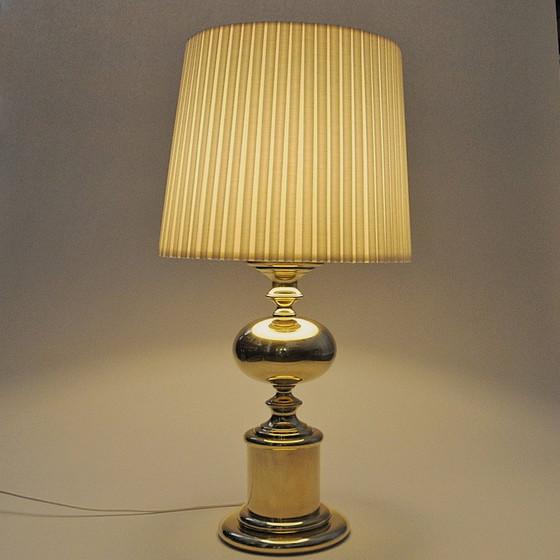 Image 1 of Lampada da tavolo in ottone di metà secolo di Enco, Svezia, anni '60