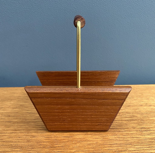 Teak Napkin Holder 1960S