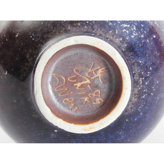 Image 1 of Scandinavian vintage ceramic vase by Sven Wejsfelt, 1970