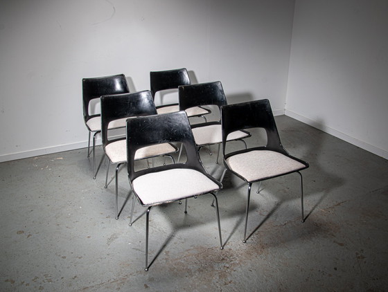 Image 1 of 6x Kay Korbing pour Fibrex Denmark Chairs