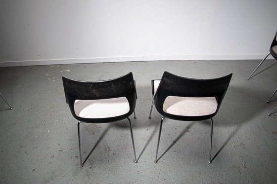 Image 1 of 6x Kay Korbing pour Fibrex Denmark Chairs