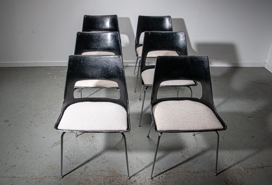 Image 1 of 6x Kay Korbing pour Fibrex Denmark Chairs