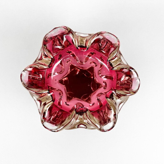 Image 1 of Vintage Art glass bowl by Josef Hospodka for Chribska Glassworks, 1960s