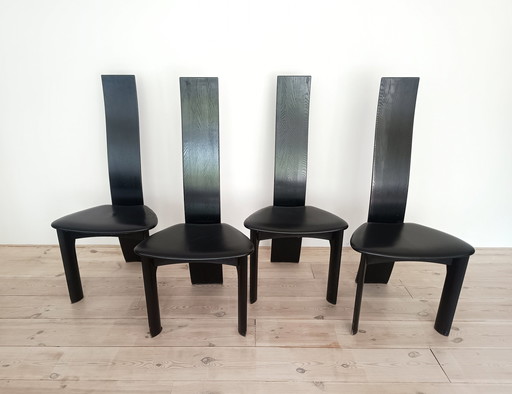 4X Tranekaer Denmark Dining Chairs