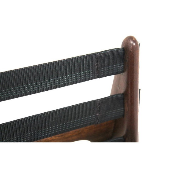 Image 1 of Vintage teak and fabric armchair, Sweden 1960