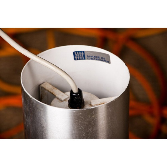 Image 1 of Vintage Zénith pendant lamp in aluminum and metal by Jo Hammerborg for Fog and Mørup, Denmark 1960