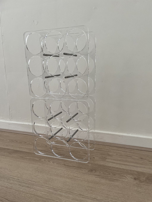 Porte-bouteilles design vintage