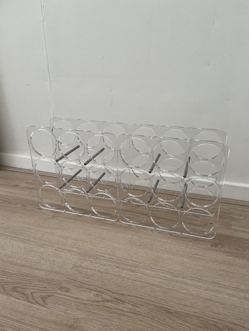 Porte-bouteilles design vintage