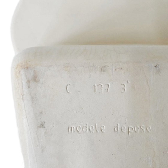 Image 1 of Vintage Breton majolica asparagus dish BCI casserole dish