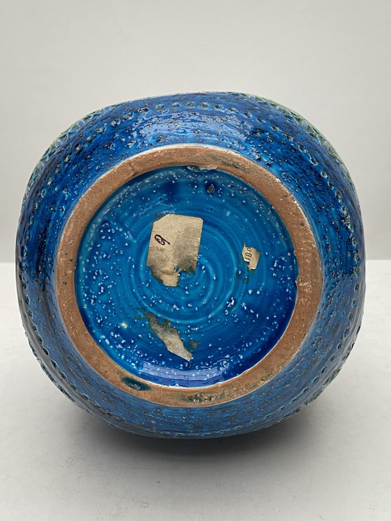 Image 1 of Vase Rimini Blue, Aldo Londi For Bitossi