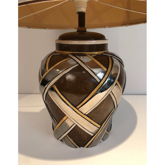 Image 1 of Coppia di lampade vintage in ceramica, Francia anni '70