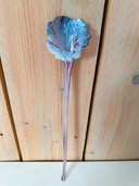 Mouth-blown glass flower
