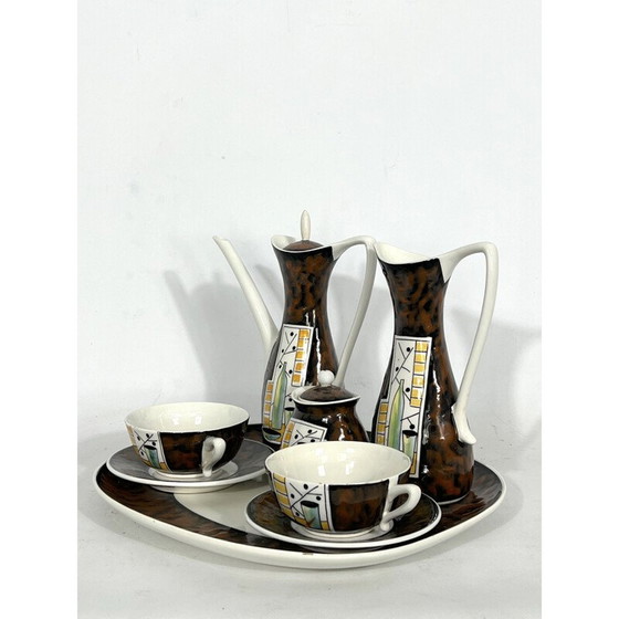 Image 1 of Juego de tetera de cerámica de mediados de siglo de Alfa Ceramiche, Italia, década de 1950