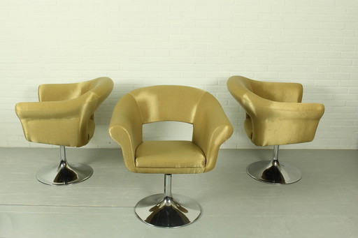 Sedie girevoli vintage di design svedese Johanson &#39;Largo&#39;, anni &#39;90