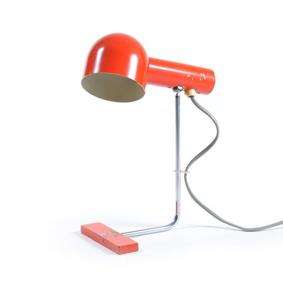 Image 1 of Red table lamp Josef Hurka - 1960s