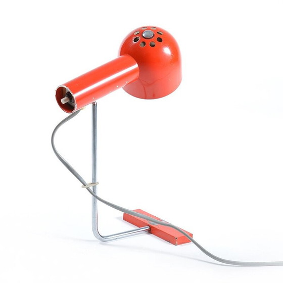 Image 1 of Red table lamp Josef Hurka - 1960s